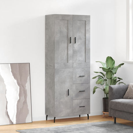 Highboard 69.5X34X180 Cm Engineered Wood