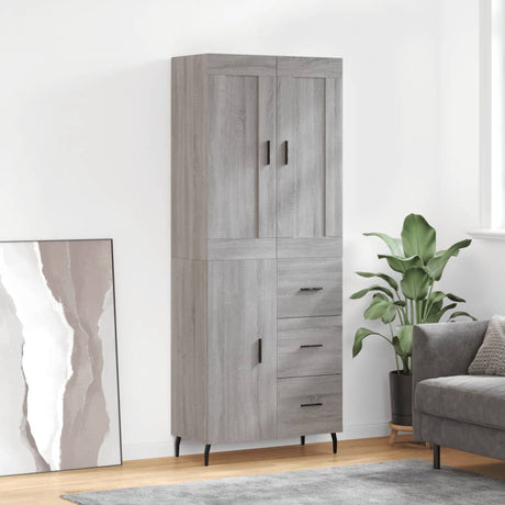 Highboard 69.5X34X180 Cm Engineered Wood