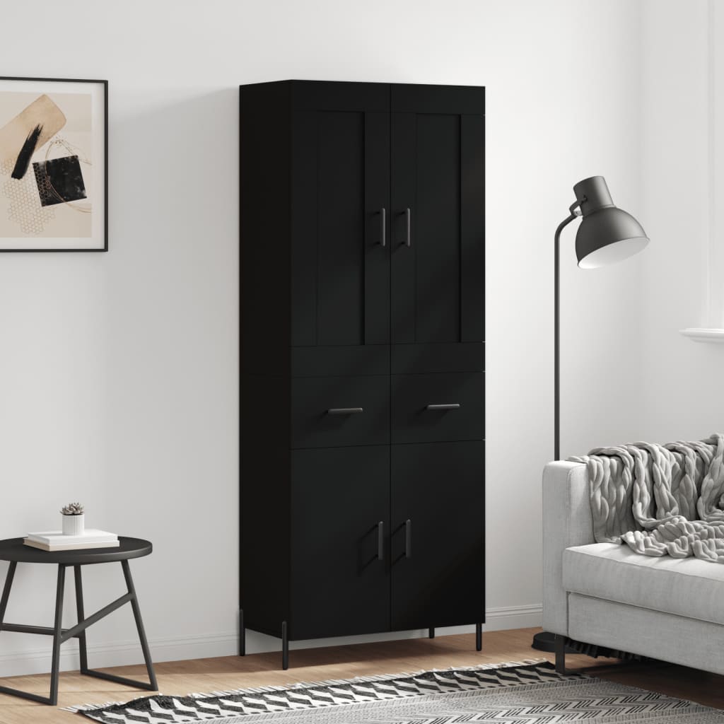 Highboard 69.5X34X180 Cm Engineered Wood