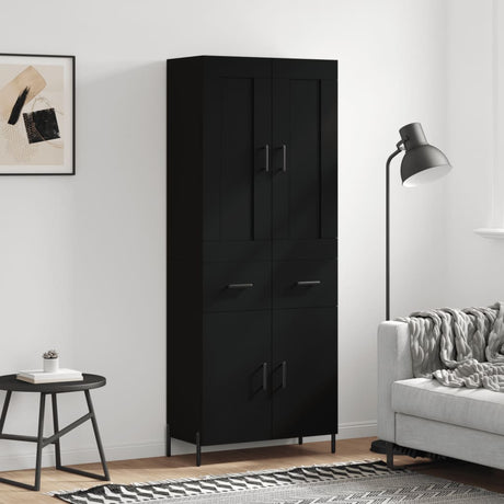 Highboard 69.5X34X180 Cm Engineered Wood