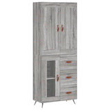 Highboard 69.5X34X180 Cm Engineered Wood