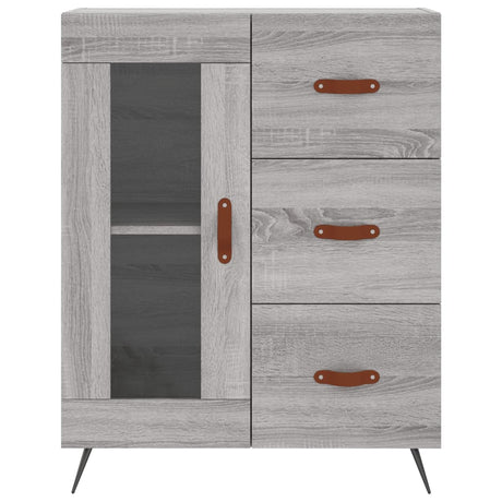 Highboard 69.5X34X180 Cm Engineered Wood