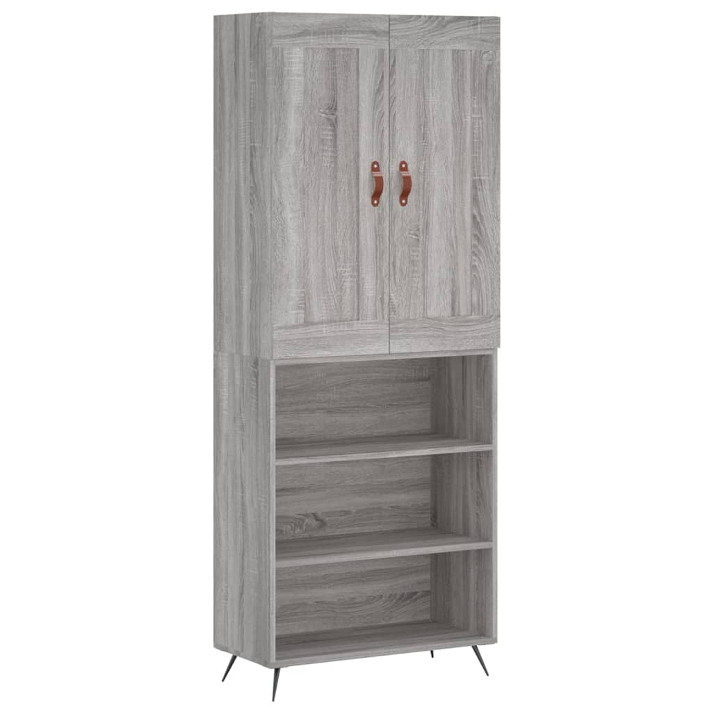 Highboard 69.5X34X180 Cm Engineered Wood