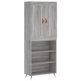 Highboard 69.5X34X180 Cm Engineered Wood