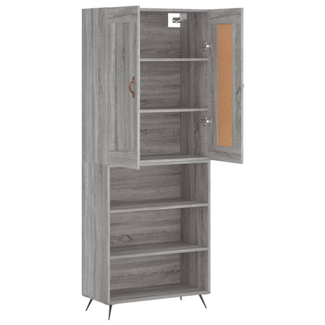 Highboard 69.5X34X180 Cm Engineered Wood