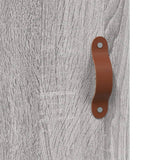 Highboard 69.5X34X180 Cm Engineered Wood