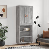 Highboard 69.5X34X180 Cm Engineered Wood