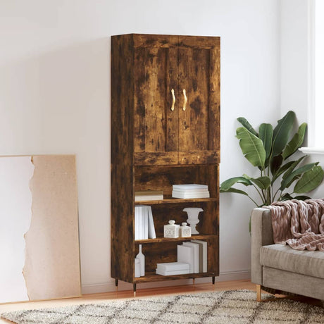 Highboard 69.5X34X180 Cm Engineered Wood
