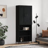 Highboard 69.5X34X180 Cm Engineered Wood