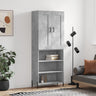 Highboard 69.5X34X180 Cm Engineered Wood
