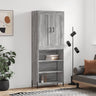 Highboard 69.5X34X180 Cm Engineered Wood
