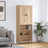 Highboard 69.5X34X180 Cm Engineered Wood