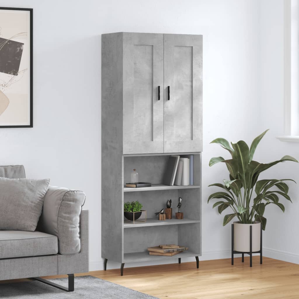 Highboard 69.5X34X180 Cm Engineered Wood