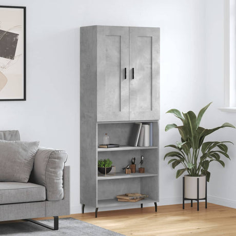 Highboard 69.5X34X180 Cm Engineered Wood