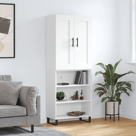 Highboard 69.5X34X180 Cm Engineered Wood