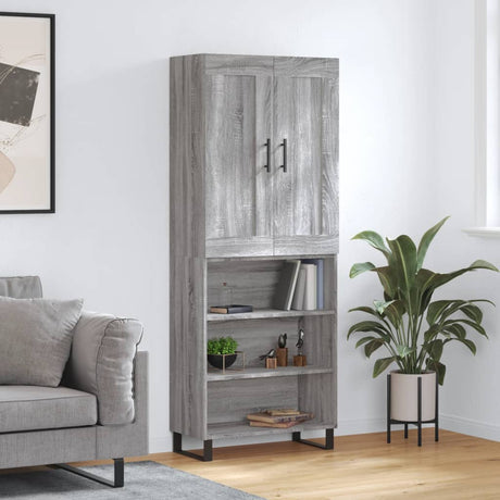 Highboard 69.5X34X180 Cm Engineered Wood