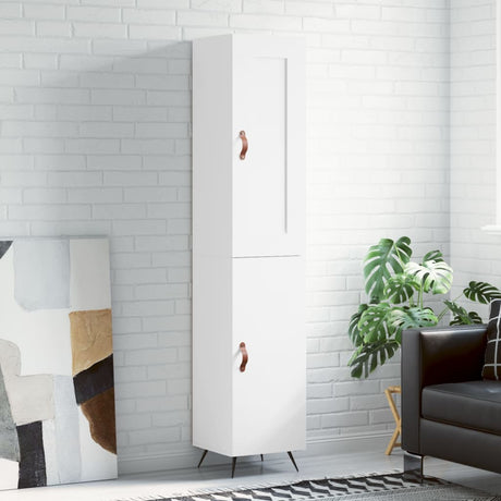 Highboard 34.5X34X180 Cm Engineered Wood
