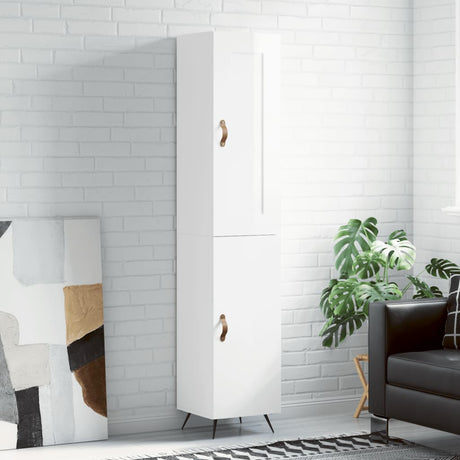 Highboard 34.5X34X180 Cm Engineered Wood