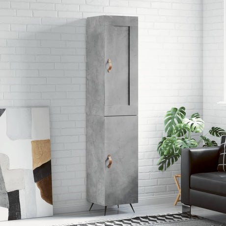 Highboard 34.5X34X180 Cm Engineered Wood