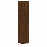 Highboard 34.5X34X180 Cm Engineered Wood