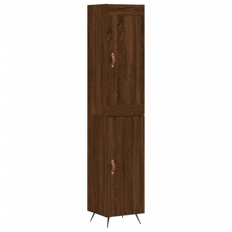 Highboard 34.5X34X180 Cm Engineered Wood
