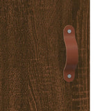 Highboard 34.5X34X180 Cm Engineered Wood