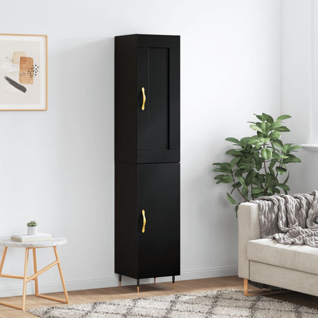Highboard 34.5X34X180 Cm Engineered Wood