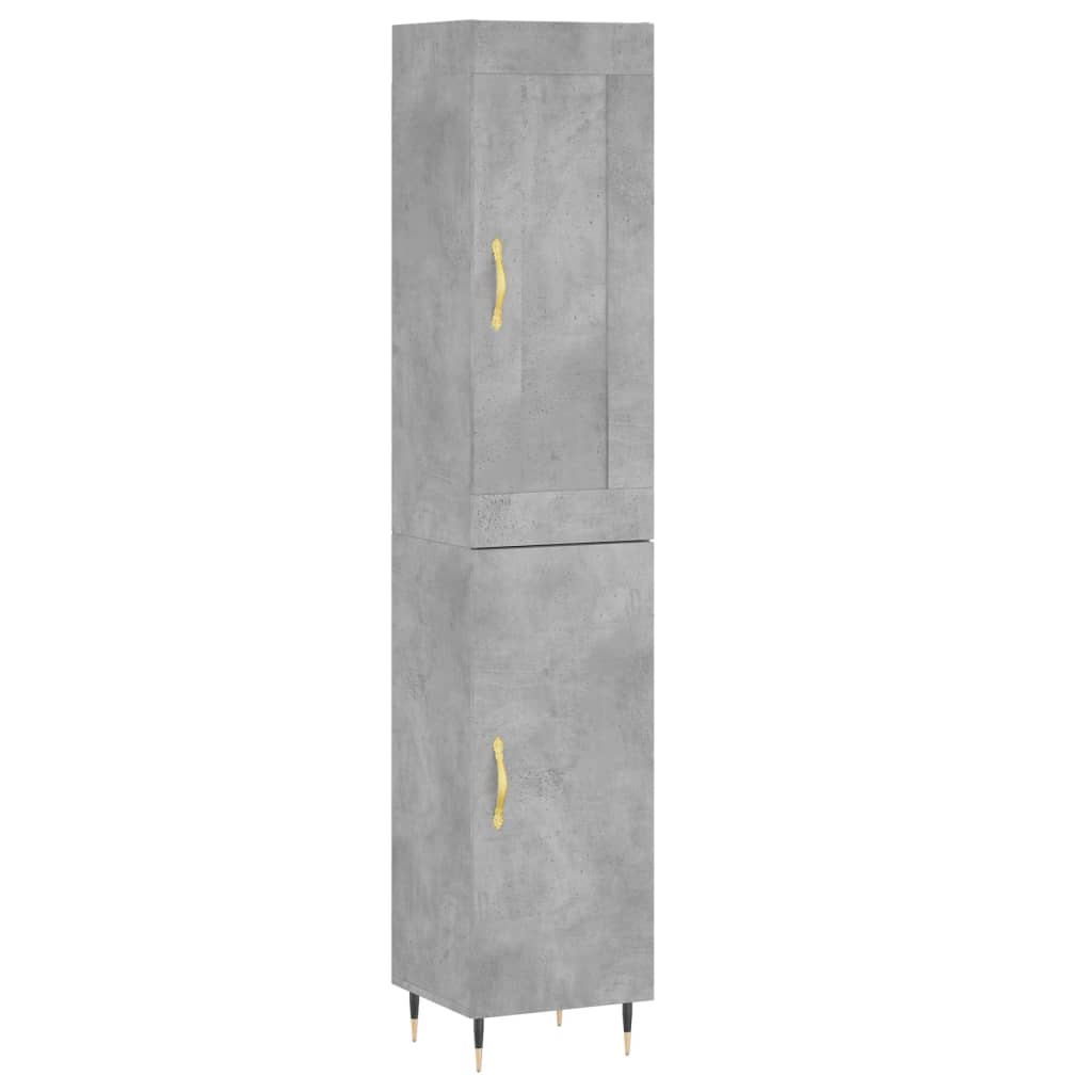 Highboard 34.5X34X180 Cm Engineered Wood