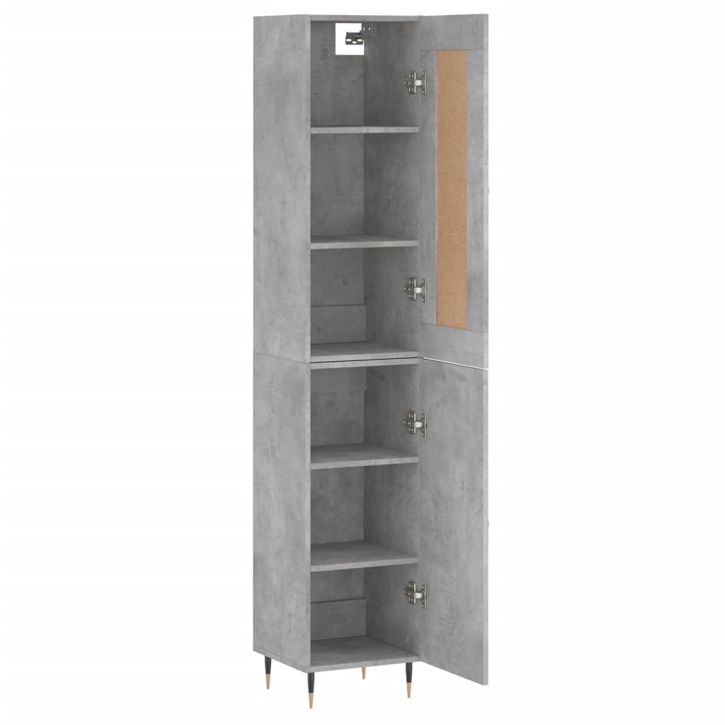 Highboard 34.5X34X180 Cm Engineered Wood