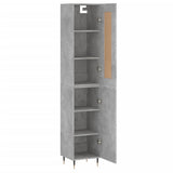 Highboard 34.5X34X180 Cm Engineered Wood
