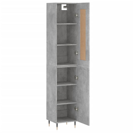 Highboard 34.5X34X180 Cm Engineered Wood