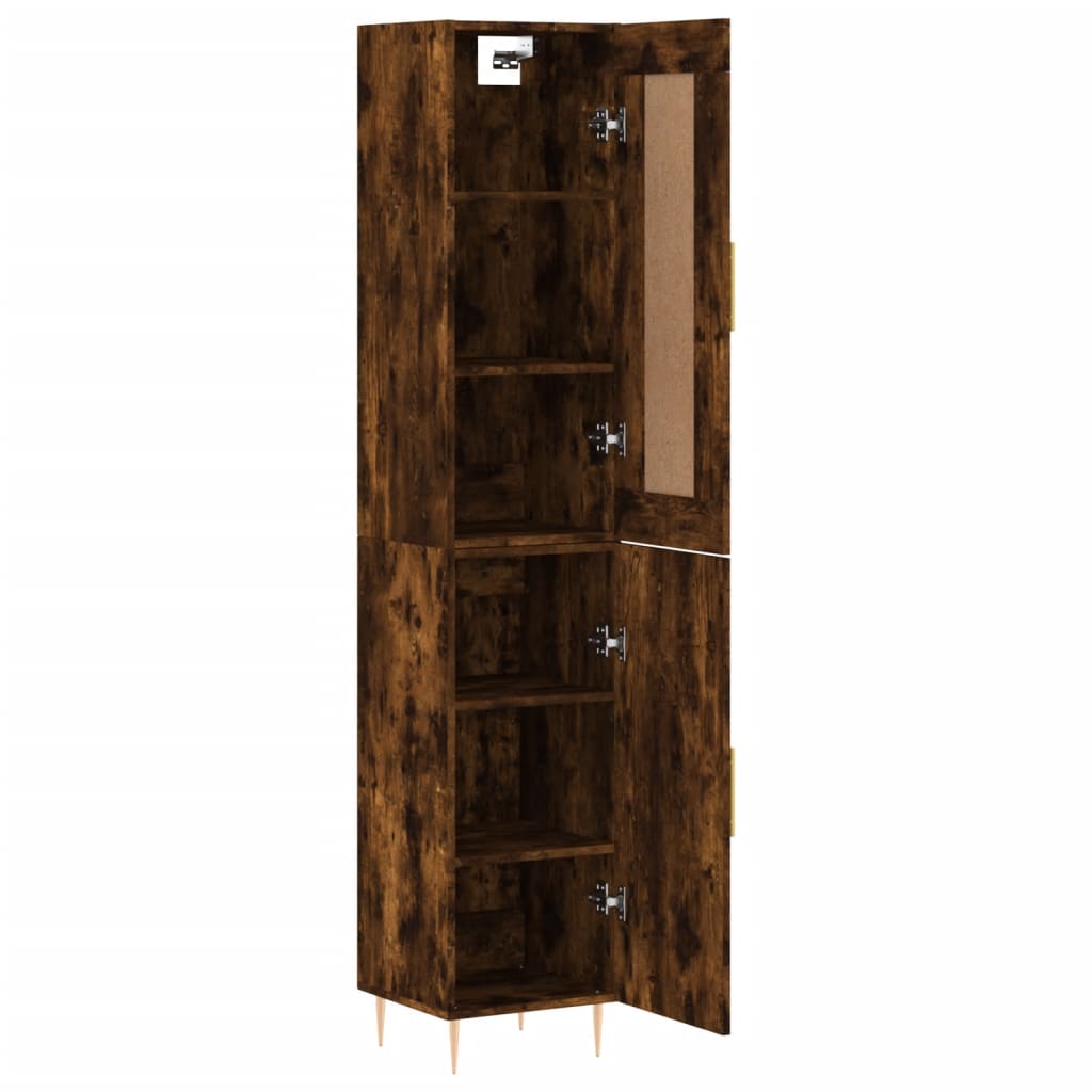 Highboard 34.5X34X180 Cm Engineered Wood