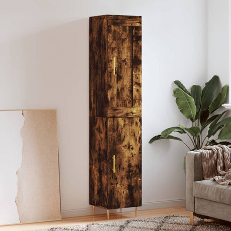 Highboard 34.5X34X180 Cm Engineered Wood