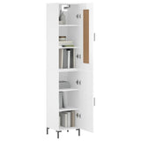 Highboard 34.5X34X180 Cm Engineered Wood