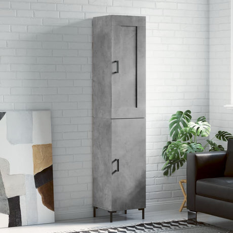 Highboard 34.5X34X180 Cm Engineered Wood