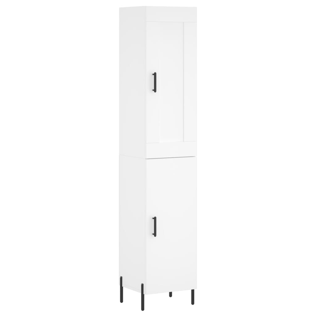Highboard 34.5X34X180 Cm Engineered Wood