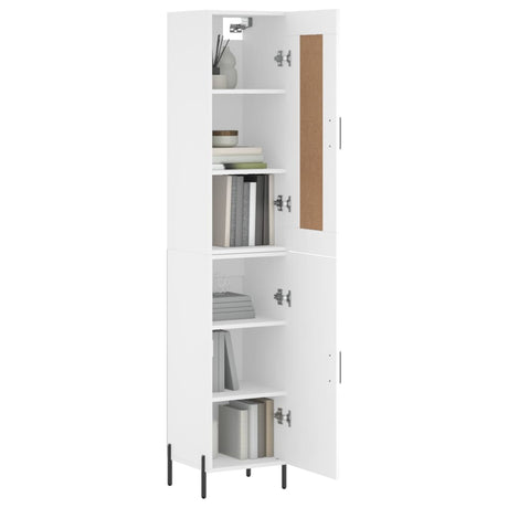 Highboard 34.5X34X180 Cm Engineered Wood