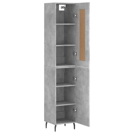 Highboard 34.5X34X180 Cm Engineered Wood