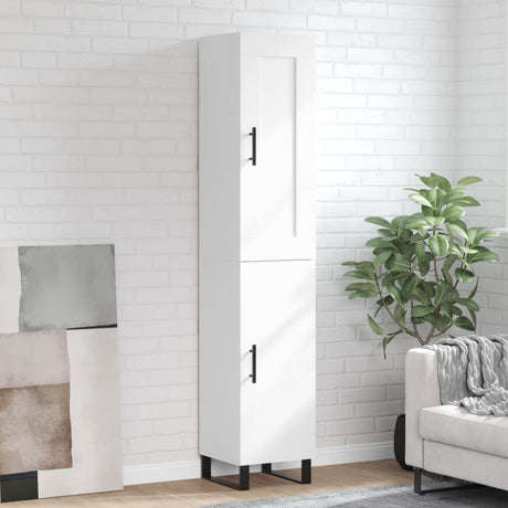Highboard 34.5X34X180 Cm Engineered Wood