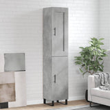 Highboard 34.5X34X180 Cm Engineered Wood
