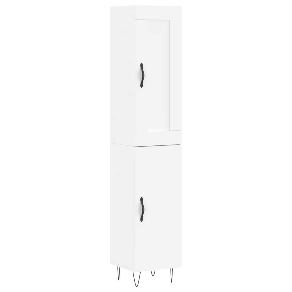 Highboard 34.5X34X180 Cm Engineered Wood