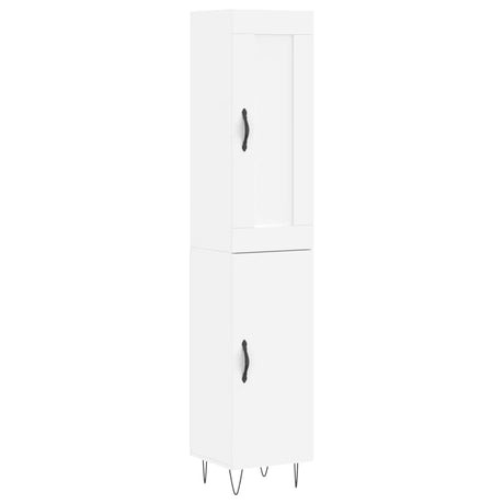 Highboard 34.5X34X180 Cm Engineered Wood