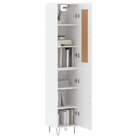 Highboard 34.5X34X180 Cm Engineered Wood