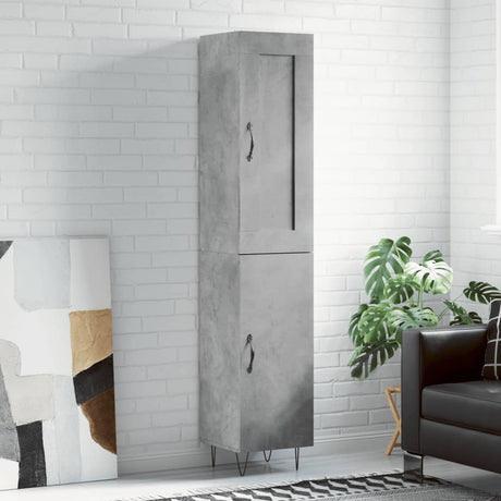 Highboard 34.5X34X180 Cm Engineered Wood