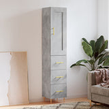 Highboard 34.5X34X180 Cm Engineered Wood