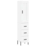 Highboard 34.5X34X180 Cm Engineered Wood