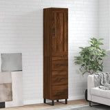 Highboard 34.5X34X180 Cm Engineered Wood