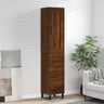 Highboard 34.5X34X180 Cm Engineered Wood