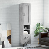 Highboard 34.5X34X180 Cm Engineered Wood