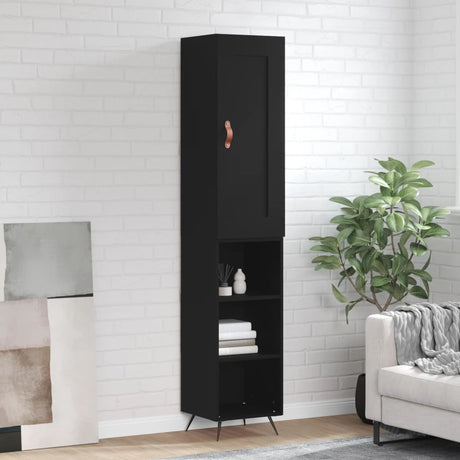 Highboard 34.5X34X180 Cm Engineered Wood